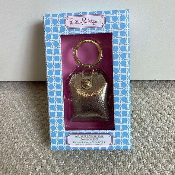 NIB Lilly Pulitzer Wireless Earbud Case - Picture 1 of 1